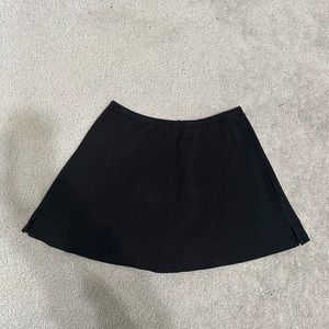 Los Angeles Apparel black cotton mini skort